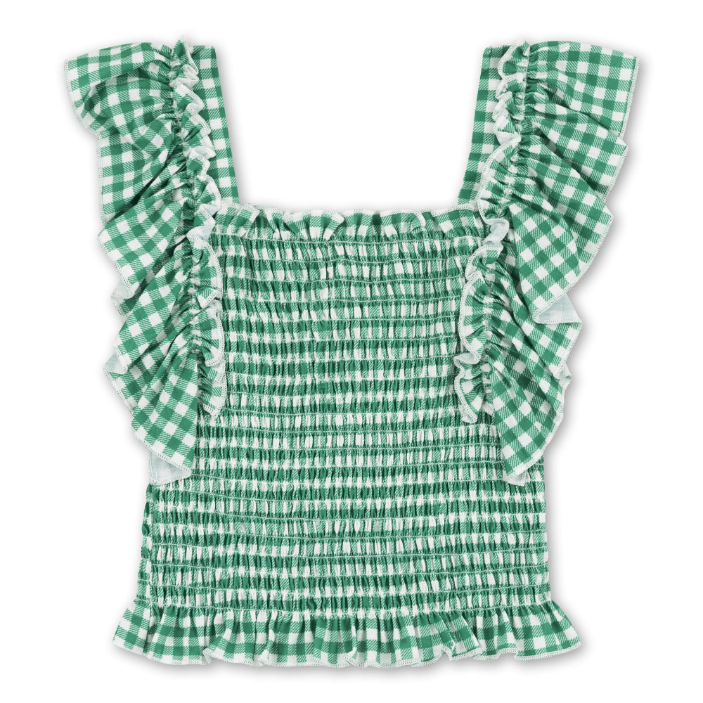 Smocked Gingham Set
