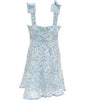 Ditsy-Floral-Printed Fit-And-Flare Dress