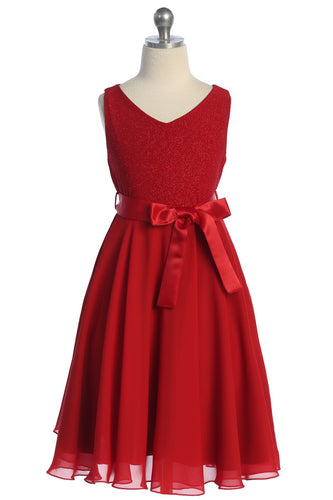 A Line Chiffon Dress