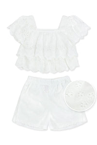 Kimmy Eyelet Short Set