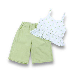 Kids Polka Dot Peplum Set