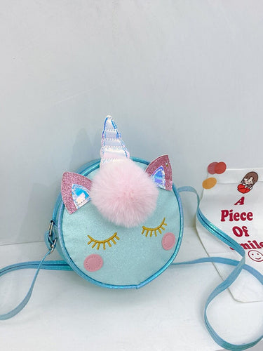 Unicorn Pom Pom Bag