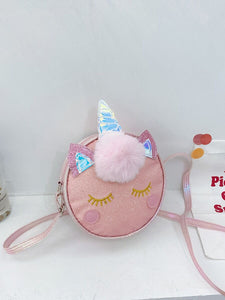 Unicorn Pom Pom Bag