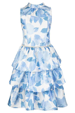 Sweet Tiered Shimmer Organza Dress