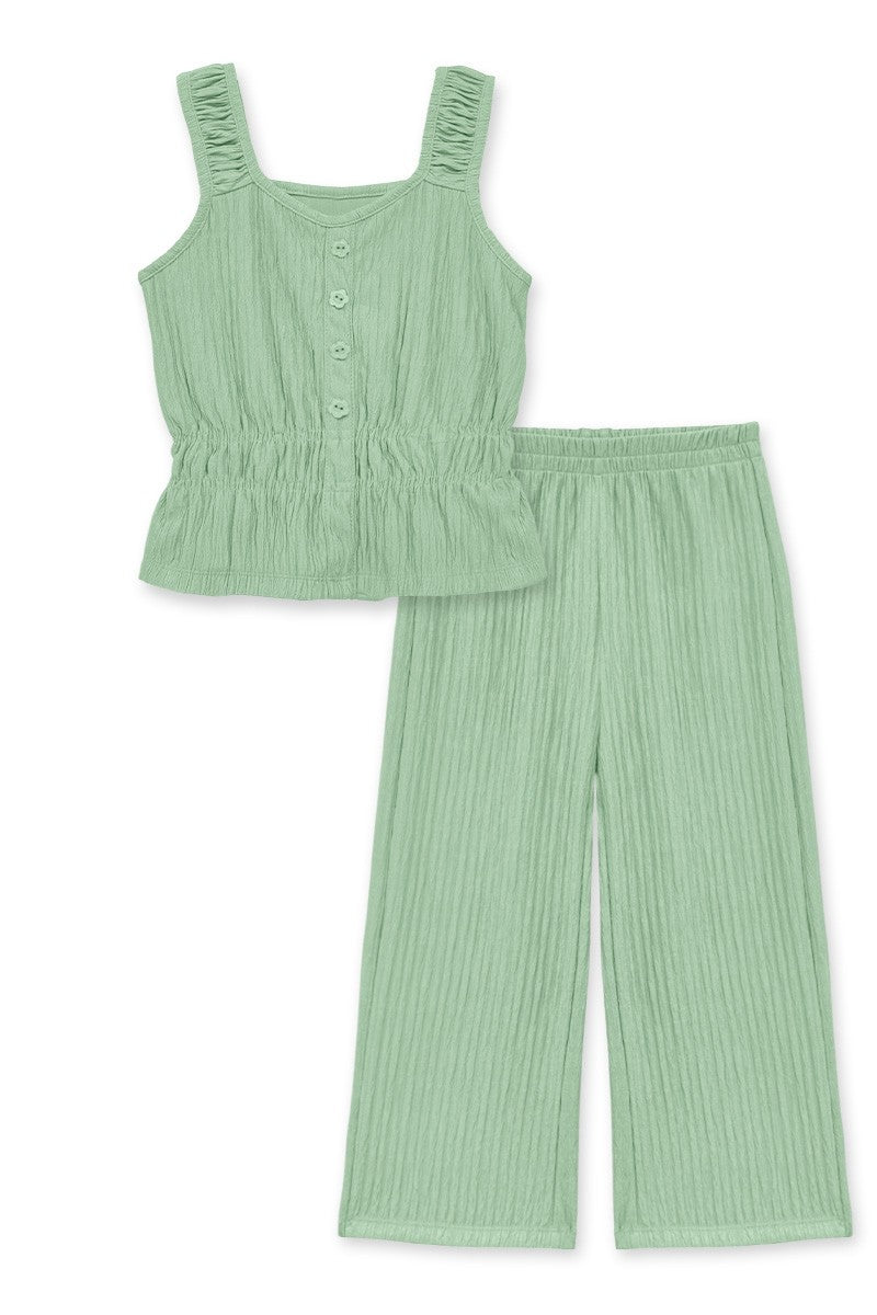 Crinkle Pant Set