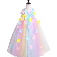 Load image into Gallery viewer, Rainbow Petal Stitching Dress