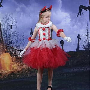 Funny Clown Mesh Dress