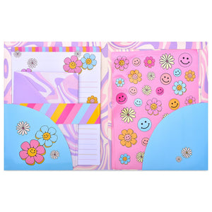 Crazy Daisies Pen Pal Stationery Set