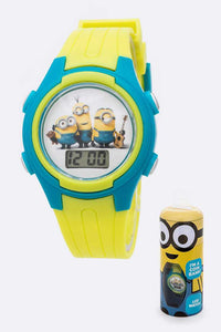 Minion Kids Watch Tin Box Set