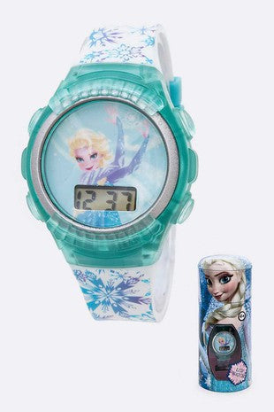 Frozen Elsa Digital Watch Tin Box Set