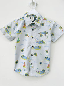 Short Sleeve Flamingo Shirt