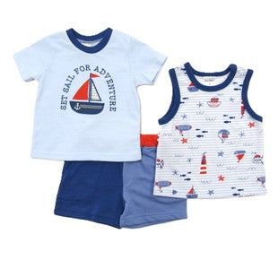 Sail Print 3PC Set