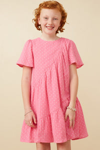 Polka Dot  Asymmetric Dress