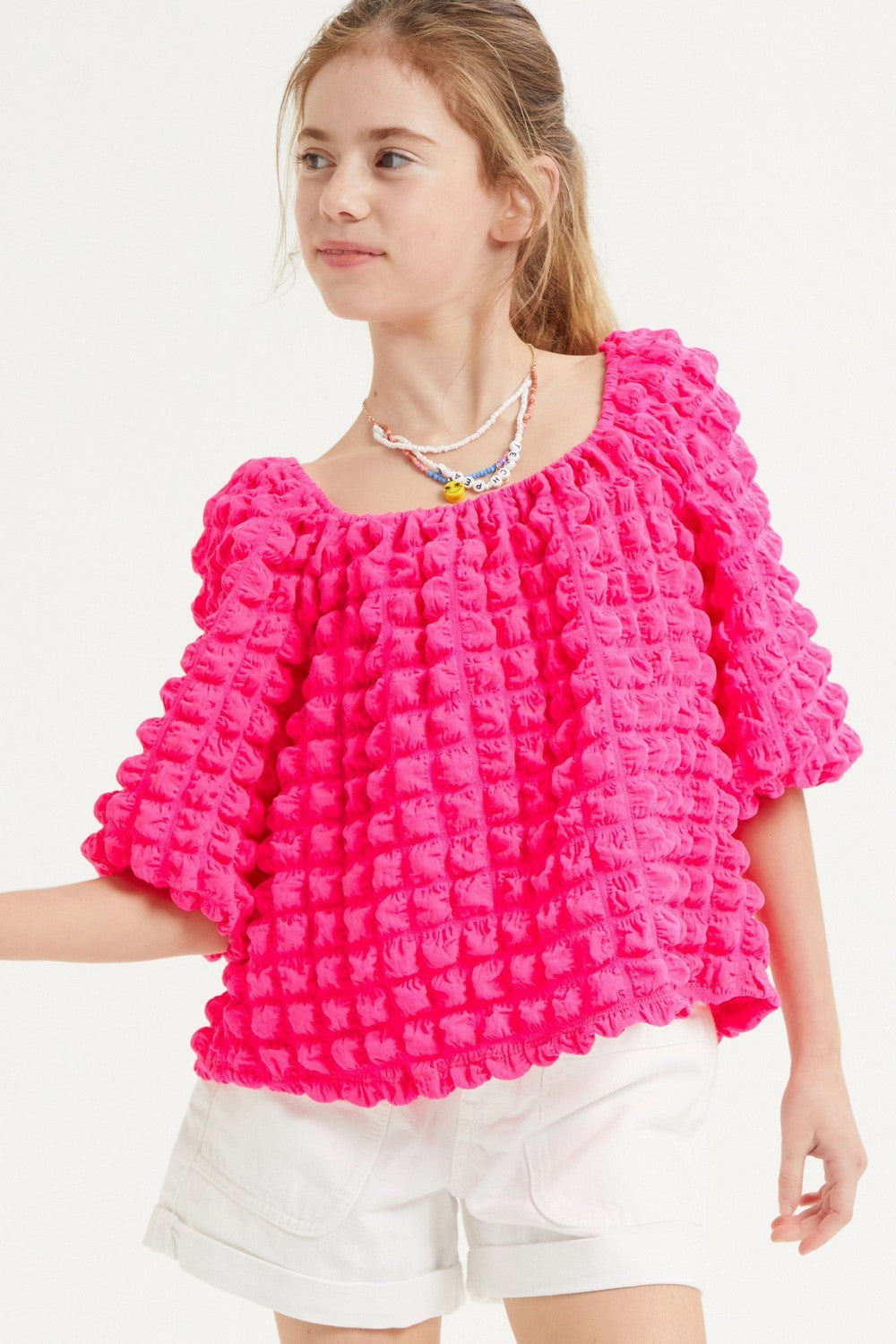 Bubble Balloon Sleeve Top