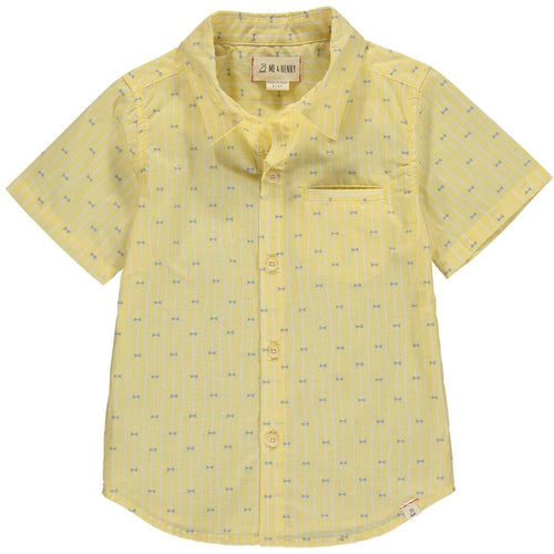 Pier yellow Bow Shirt