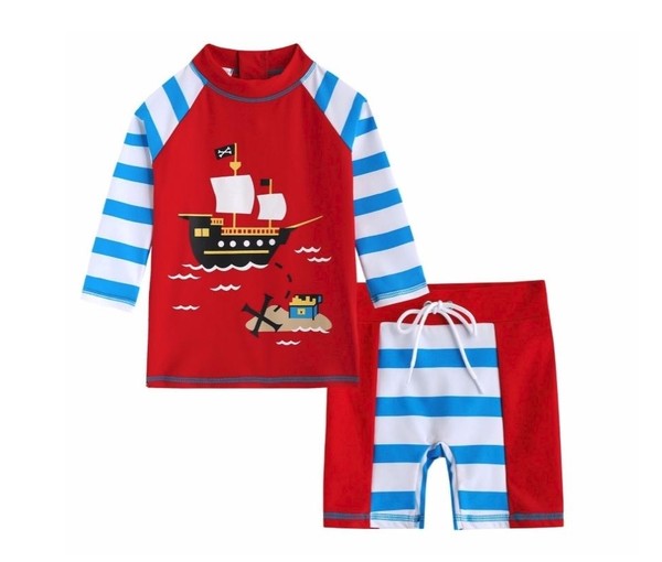 Pirate Two Piece Swim Suit