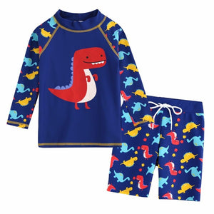 Dino Long Sleeve Swimsuit