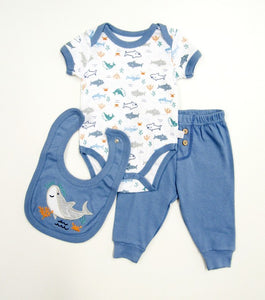 Boys Bodysuit Jogger Set