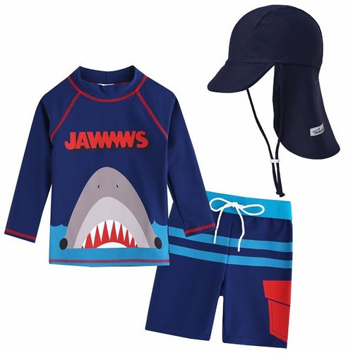 Jaws Long sleeve swimsuit