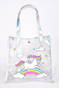 Unicorn Clear Bag