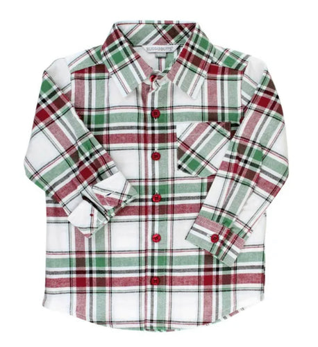 Garland Plaid Button Down Shirt