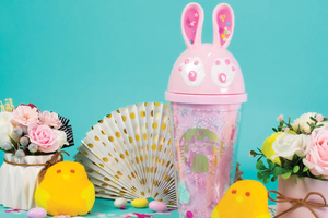 Sprinkle Rabbit Tumbler - Pink