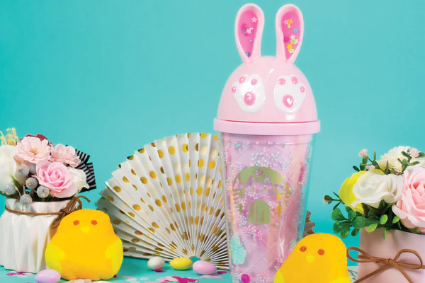 Sprinkle Rabbit Tumbler - Pink